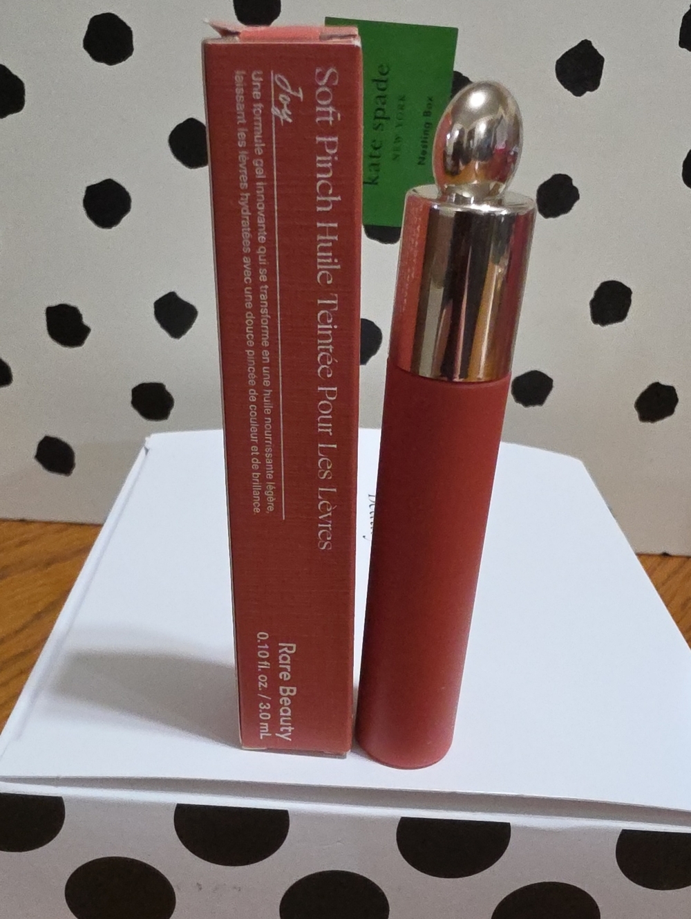 Rare Beauty Soft Pinch Lip Oil Tint — Coral Orange